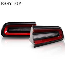 US Version Full LED Tail Light For Dodge Challenger 2015-2023 Rear Brake Lamp