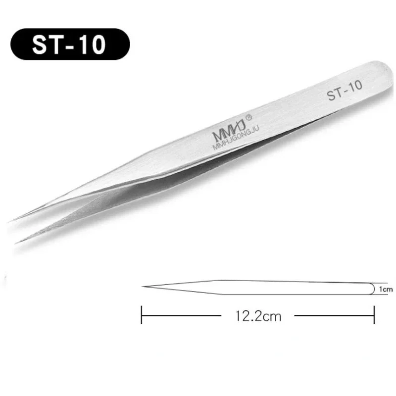 Stainless Steel Tweezers High Precision Set Eyelash Extension Eyelashes Extensions Tweezer Tools Pincet