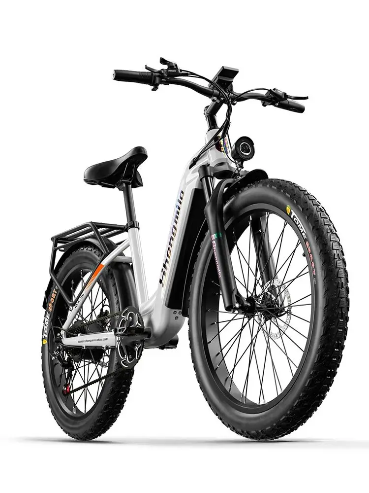 AliExpress Shengmilo MX06 1000W Electric Bike 26" Fat Tire E-Bike 48V 17.5AH Battery Adult Mountain Bicycle