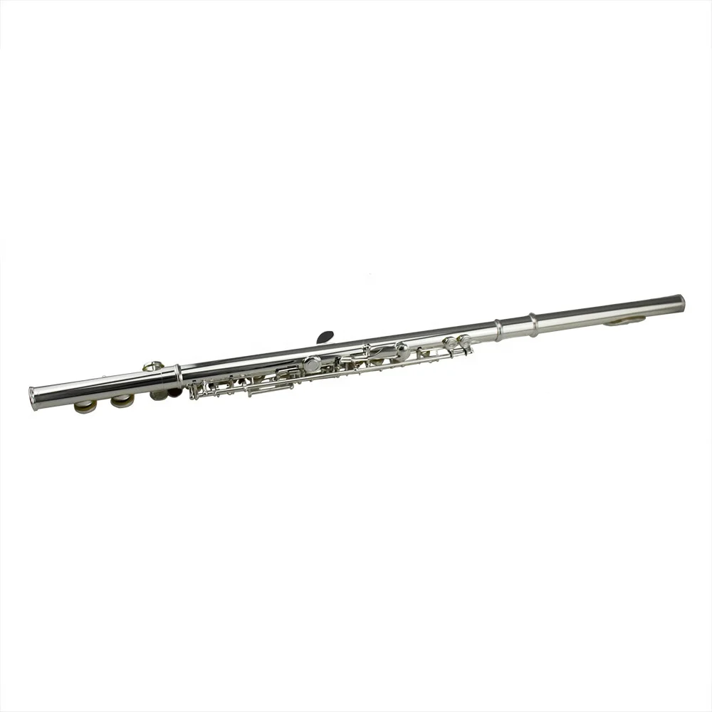 Cupronickel body  Silver plated 16 closed hole Tone C  flute