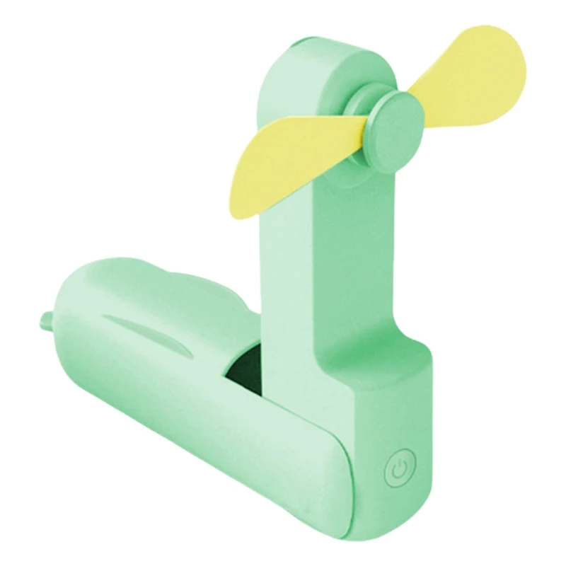 محمولة USB القابلة لإعادة الشحن مصغرة مروحة مروحة قابلة للطي للمكتب الاستخدام في الهواء الطلق