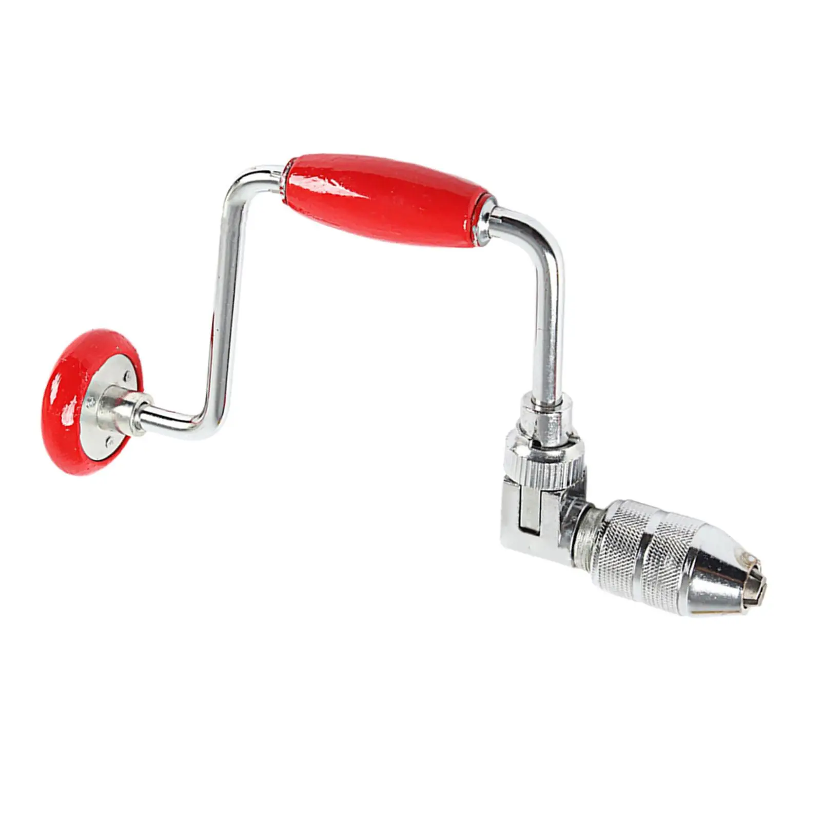 Hand Crank Drill Woodwork Hand Tool Portable Easy to Use AntiSlip with Swing Arm DIY Supplies Carpenters Bit Brace for Wood