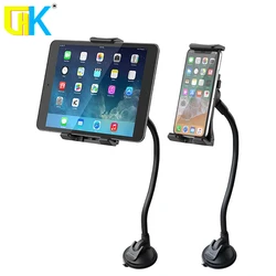 Universal Tablet Stand Long Arm Windshield Mobile Cellphone Car Mount Bracket Holder For 4-12.9 Inch iPhone iPad Pro Air GPS MP4