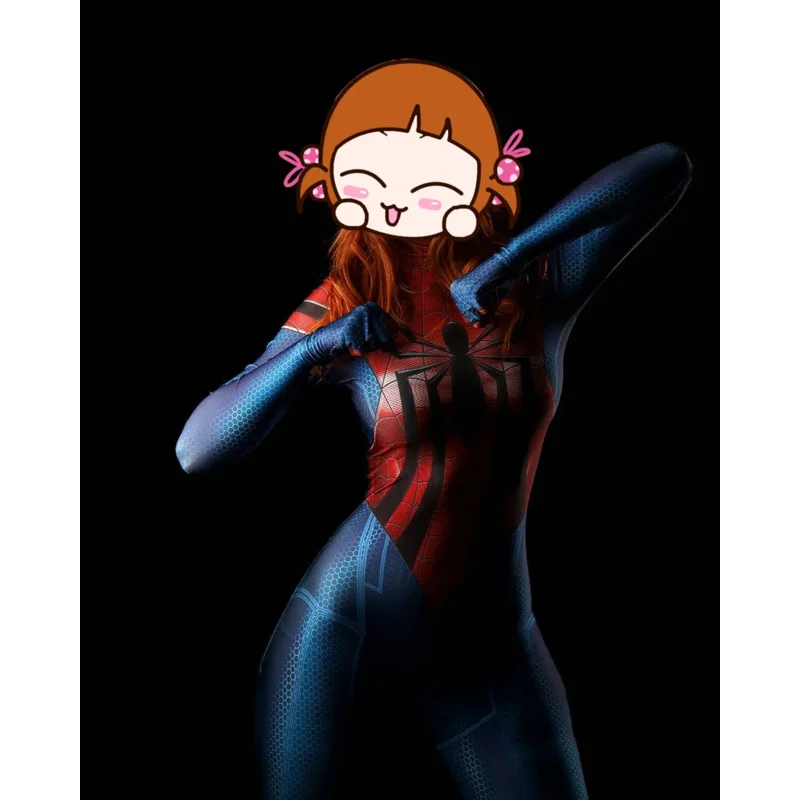 Halloween Woman Girls Spidercosplay Costume Suit Zentai Bodysuit Adults Kids Party Jumpsuits