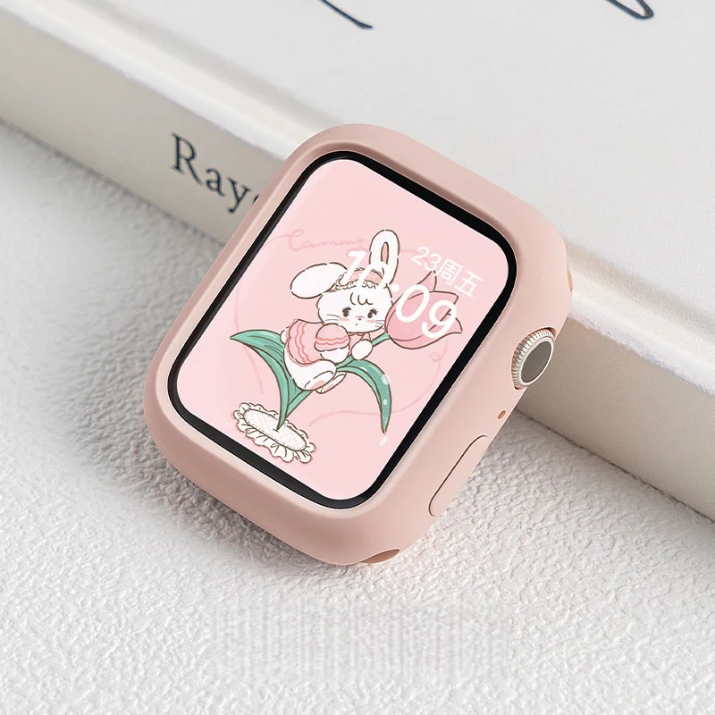 Silikon-Süßigkeiten-Hülle für Apple Watch Series 9 8 7 6 5 4 SE 3 2 1 Schutzhülle für Apple Watch 38mm 40 41 42 44 45 49mm