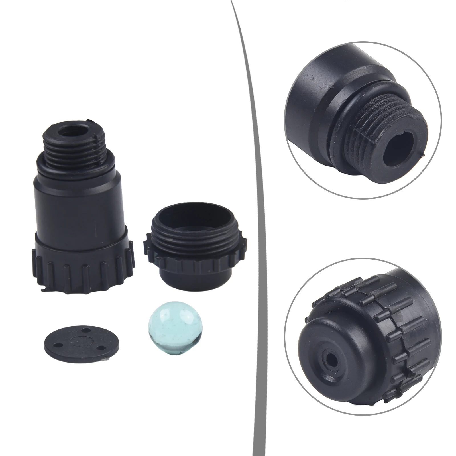Accessories Oil Oil Material Plastic 15.5mm Air Compressor Pump Black Breathing Rod Male Threaded For Air Compressor