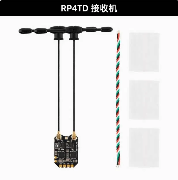 RP4TD / RP4TD-M ExpressLRS 2.4GHz Mini True Diversity Receiver – Dual‑Antenna, Enhanced Range for FPV