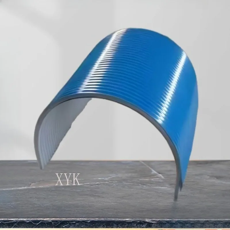 Custom Color Steel Arc Conveyor Dustproof Rainproof Seal Shield Open Window High Temp Resistant Belt Conveyor Protective Cover