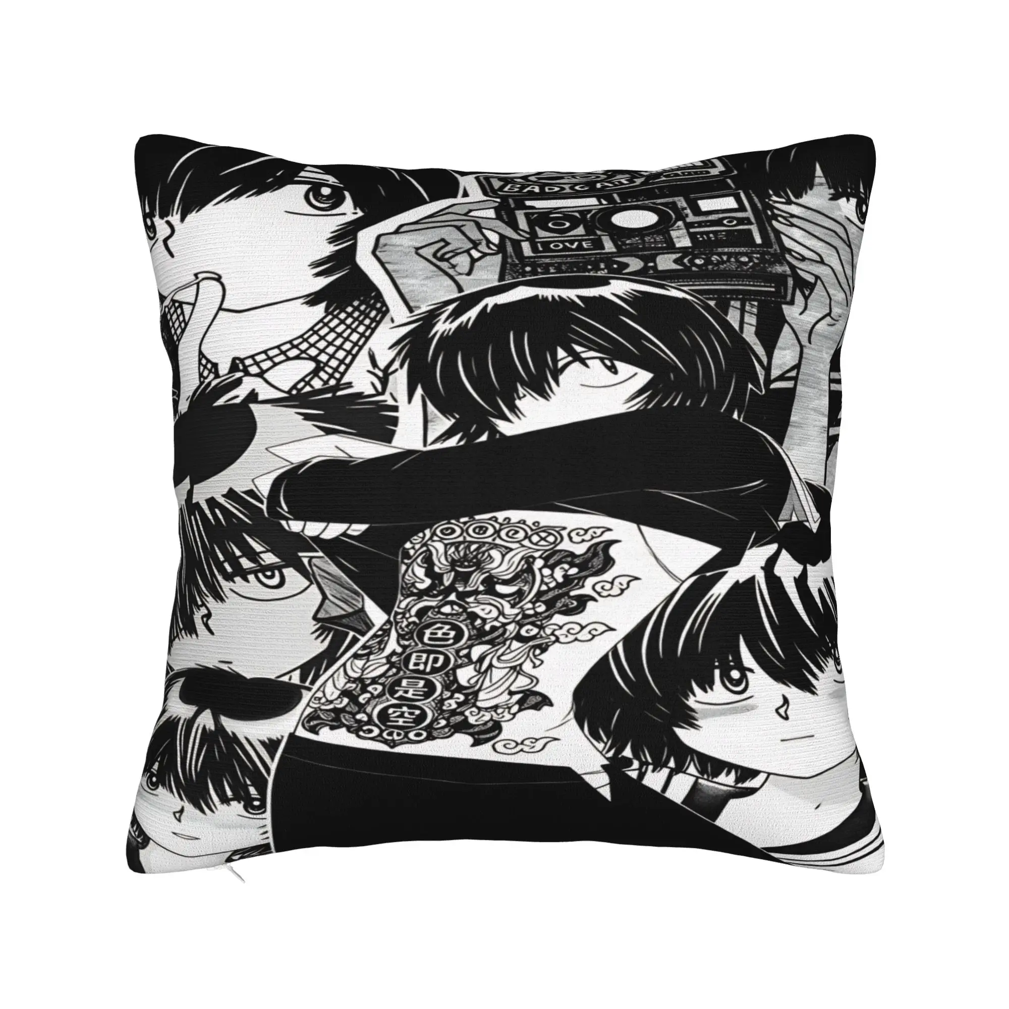 Pillow Cover Anime Mysterious Girlfriend X  Morden Pillow Case For Sofa Bedroom Home Decor Pillowcases