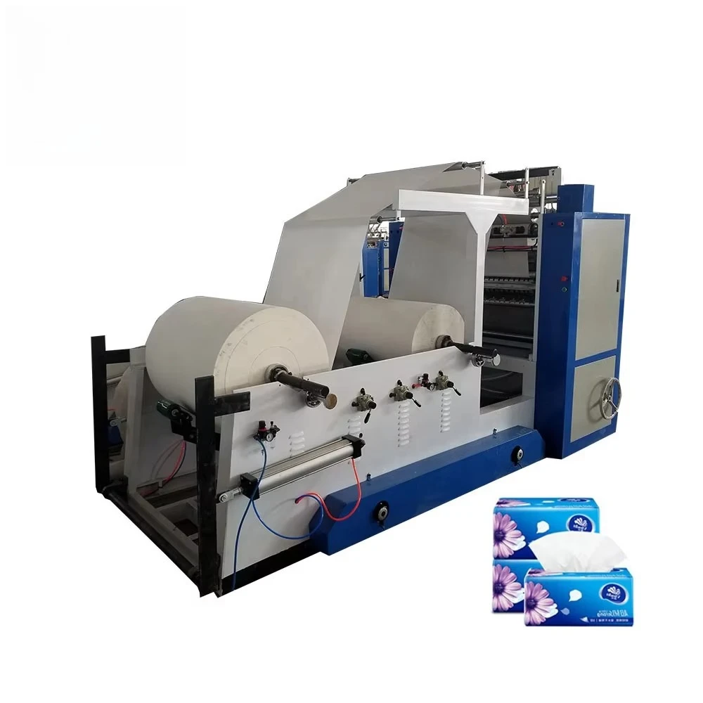 Full Automatic Facial Tissue Paper Making Machine High Efficiency Paper Product Manufacturing Equipment Factory Price Customized