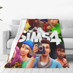 The Sims 4 Video Game Best Selling Room Household Flannel Blanket The Sims 4 Plumbob The Sims 3 The Sims 2 Gaming Ts4