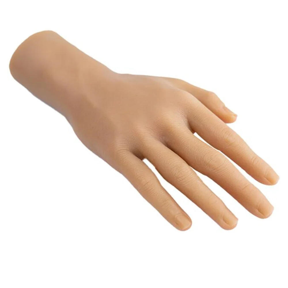 Imagem -02 - Manequim Masculino Mão Posicionamento Corporal Manicure Adereços Jóias Art Complexion Finger Doll Halloween Real E038 Par 29cm