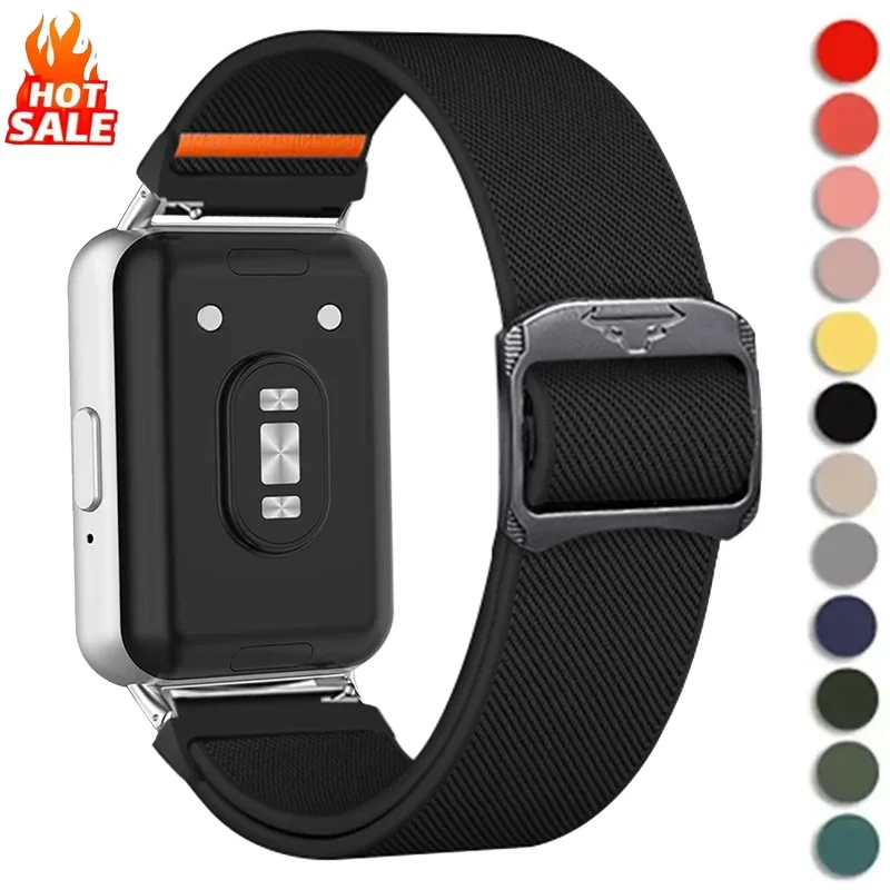 Нейлоновый ремешок-петля для Samsung Galaxy Fit 3, регулируемый эластичный браслет, ремешок для часов для Samsung Galaxy Fit 3, аксессуары Correa