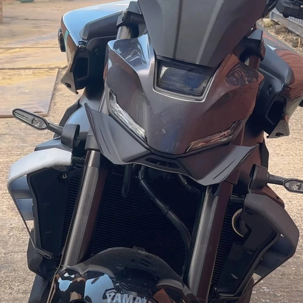 Per YAMAHA MT-09 MT09 MT 09 SP 2024 2025 Gen 4 Moto Sport Downforce Nuda Forntal Spoiler Aerodinamico Ala Deflettore