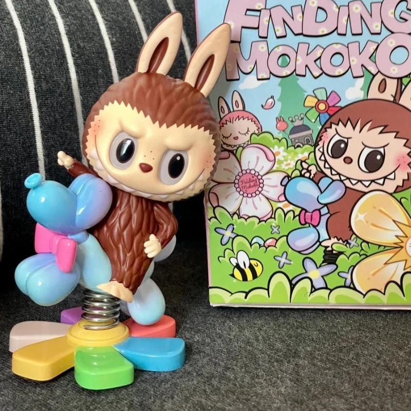 Finding Mokoko Series Blind Box Skullpanda Dimoo Molly Labubu Hrono Crybaby Hacipupu Mokoko Kawaii Anime Figure Model Desktop