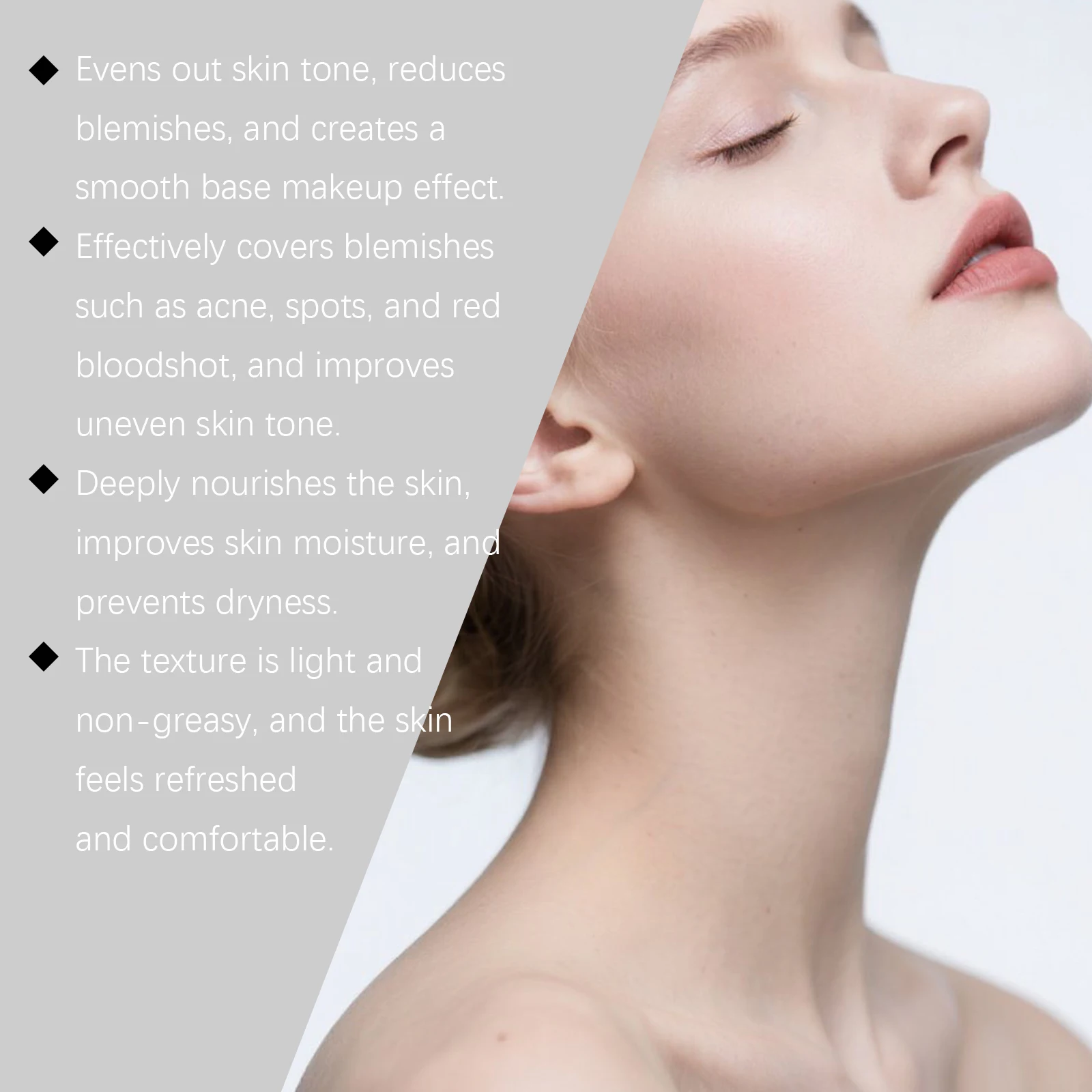 Correcteur pré-maquillage pour le visage, primaire, contrôle de l'huile, Pores invisibles, couverture mate, hydratant longue durée, maquillage naturel, 20g