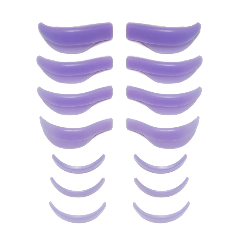 4/5/7 Pairs Silicone Eyelash Perm Pad Lifting Lashes Rods Shield Recycling 3D Eyelash Curler Accessories Applicator Makeup Tools