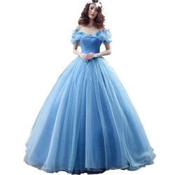 Fairy Vestidos De Dulces 16 Quinceanera Dresses Light Blue Off Shoulder With Butterfly Organza Sweet 15 Masquerade Ball Gowns