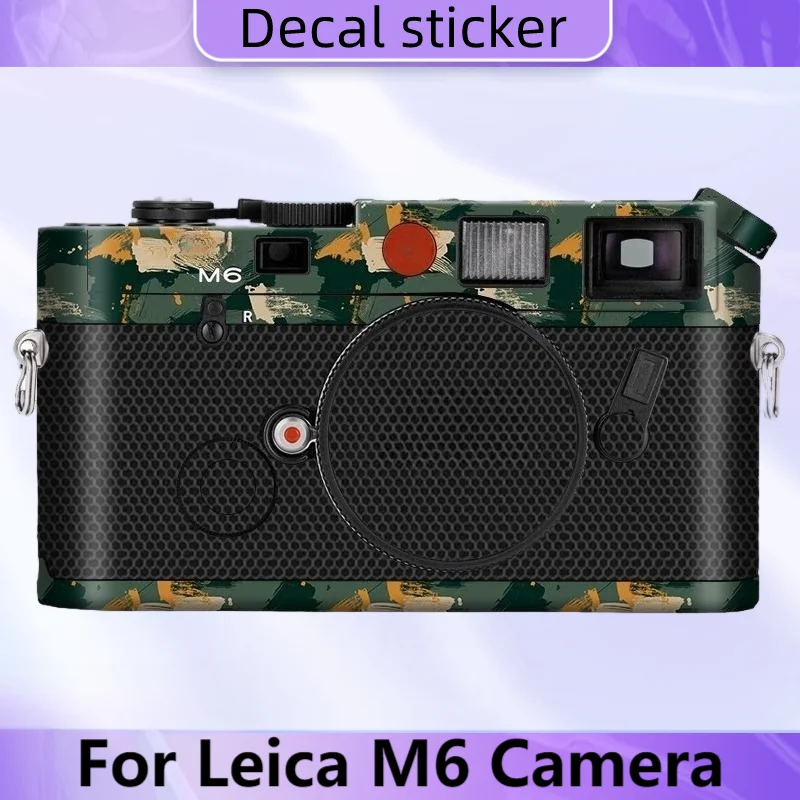 

Для Leica M6 M 6, наклейка для камеры, виниловая пленка, защитное покрытие от царапин, для LeicaM6