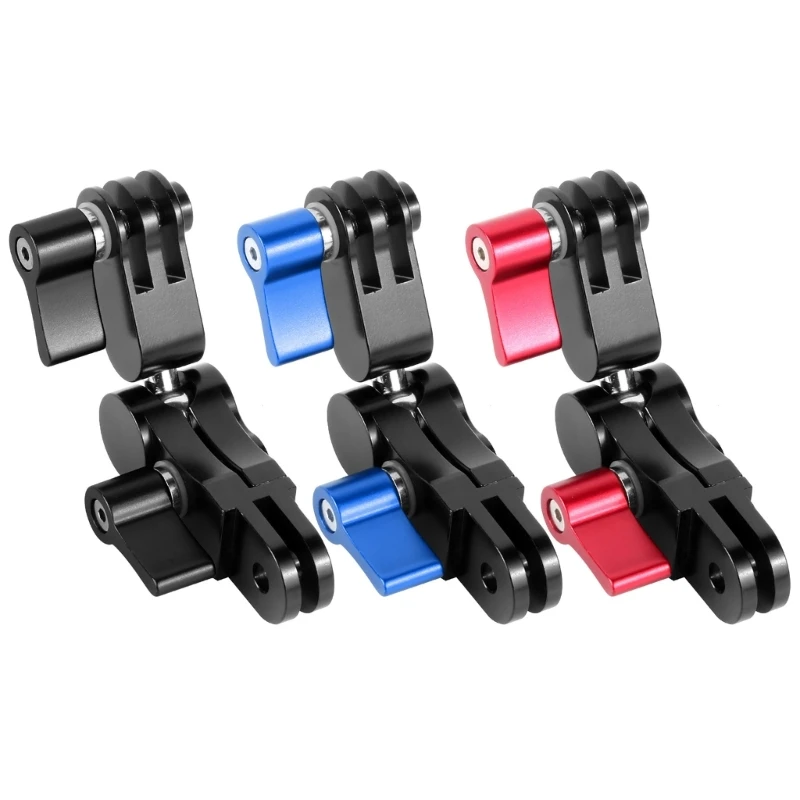 

Aluminum-Alloy Arm Camera Mount Adapter Dual-Head Connector 360 Rotate for Action EKEN Cameras