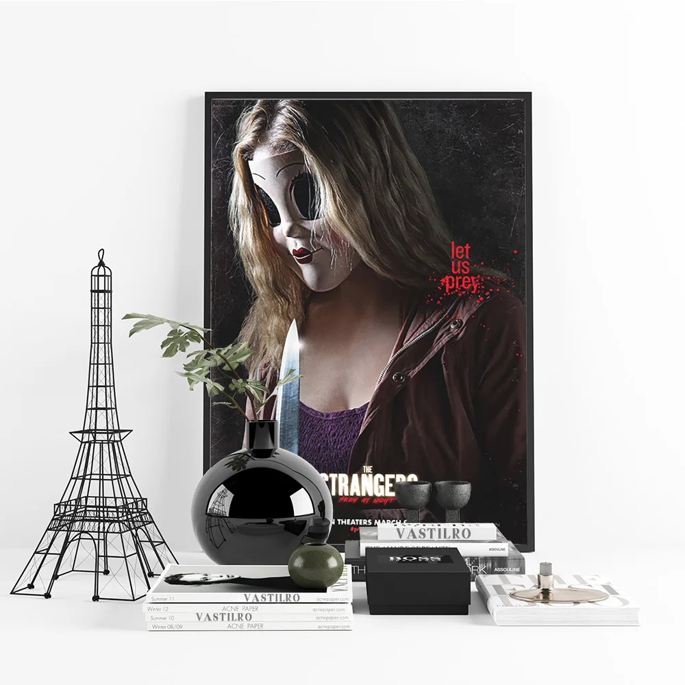 الغرباء فريسة في الليل الفيلم طباعة ملصق فني ملصقات جدار الفيلم قماش اللوحة الفيديو غرفة السينما ديكور #3