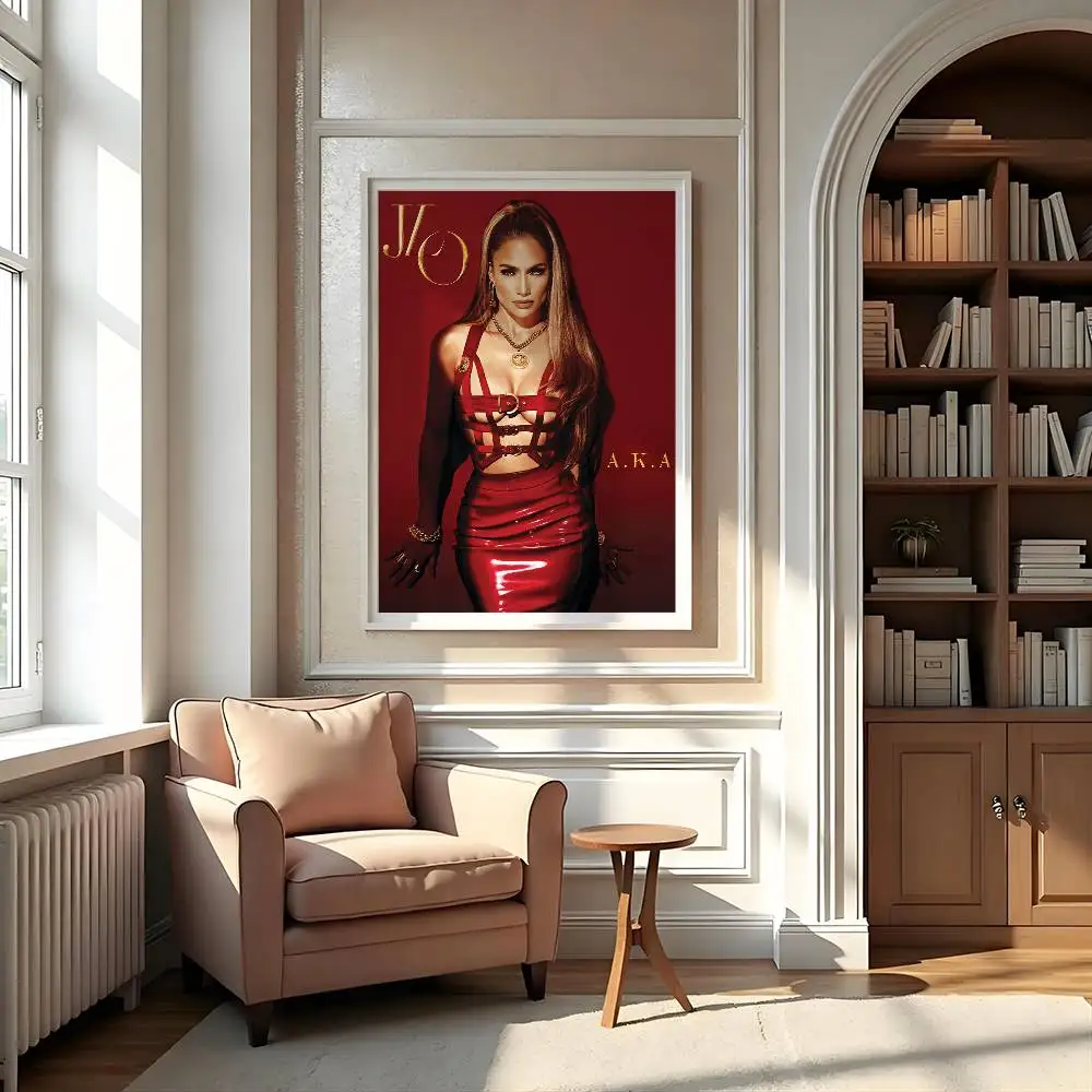 جينيفر جلو لوبيز المغني ملصق معرض يطبع ذاتية اللصق ديكور المنزل الديكور صور مطبوعة للحوائط غرفة المعيشة ملصق #5