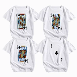 Group Costume Deck of Cards T-Shirts Poker Outfit Cards Bridge Cards Women&Men Matching Playing Cards for Casino Party Costume