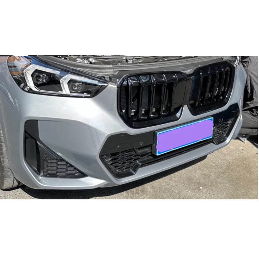 Grill Mask Grid Radiator Grille Front Bumper Net Assembly For BMW X1 U11 U12 Auto Accessories 2024+