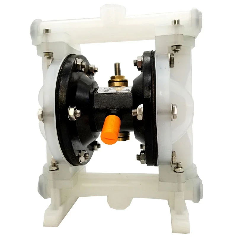 

Pneumatic Air Operated Double Diaphragm Pump 1/2" 19 L/min PP Rubber Diaphragm Optional for Chemical Industrial Water