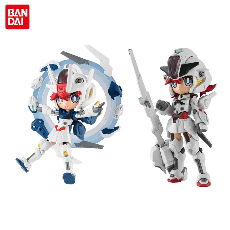 

BANDAI Original PB CHARAMOBI Mecha Gurumi Suletta Mercury Q Version Mobile Suit Gundam Action Figure Assemble Model