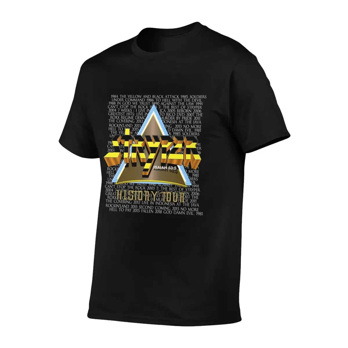 Stryper 2019 History Cd Vinyl Dvd Poster P-390 T-shirt Tee Shirt Top Unique Novelty Best Seller