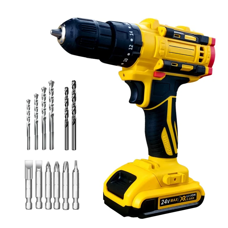 Fashion electric drill digital angle machine cordless electric drill tool cordless hammer drill set electric specification 12V