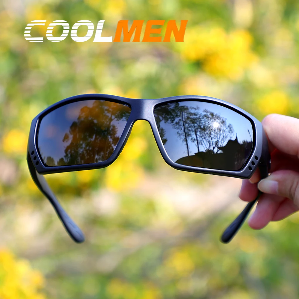 

COOLMEN 2026 Polarized Fishing Sunglasses UV400 Protective Bicycle, Driving, Hunting, Outdoor Sports Equipment YZ2027