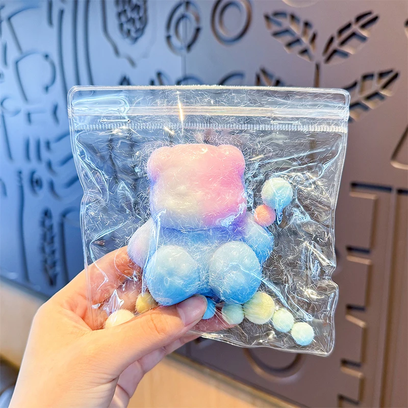 Cute Color Cat Claw Squeeze Toy Fidget Toy Rabbit Bear Soft Pinch Kneading Toy Stress Reliever Vent Toy Kid Party Favor