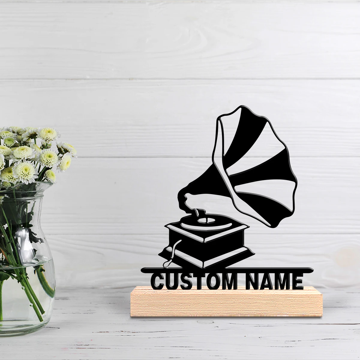 1pc Creative Gramophone Custom - đánh giá và giá Art Craft Letter A