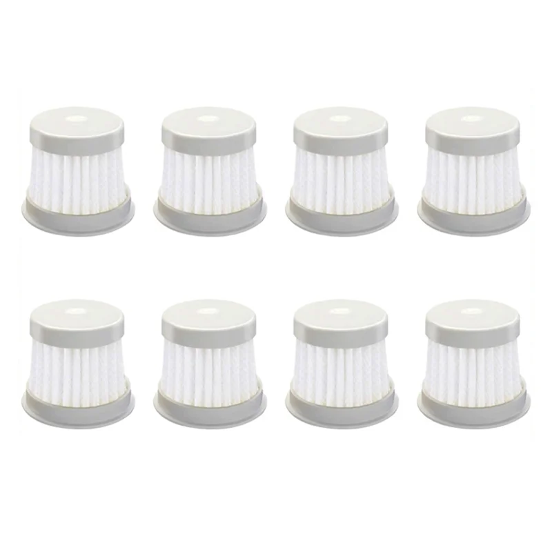 8Pcs HEPA Filter for ZC401F Mite Removal Instrument Vacuum Cleaner Parts Accessories