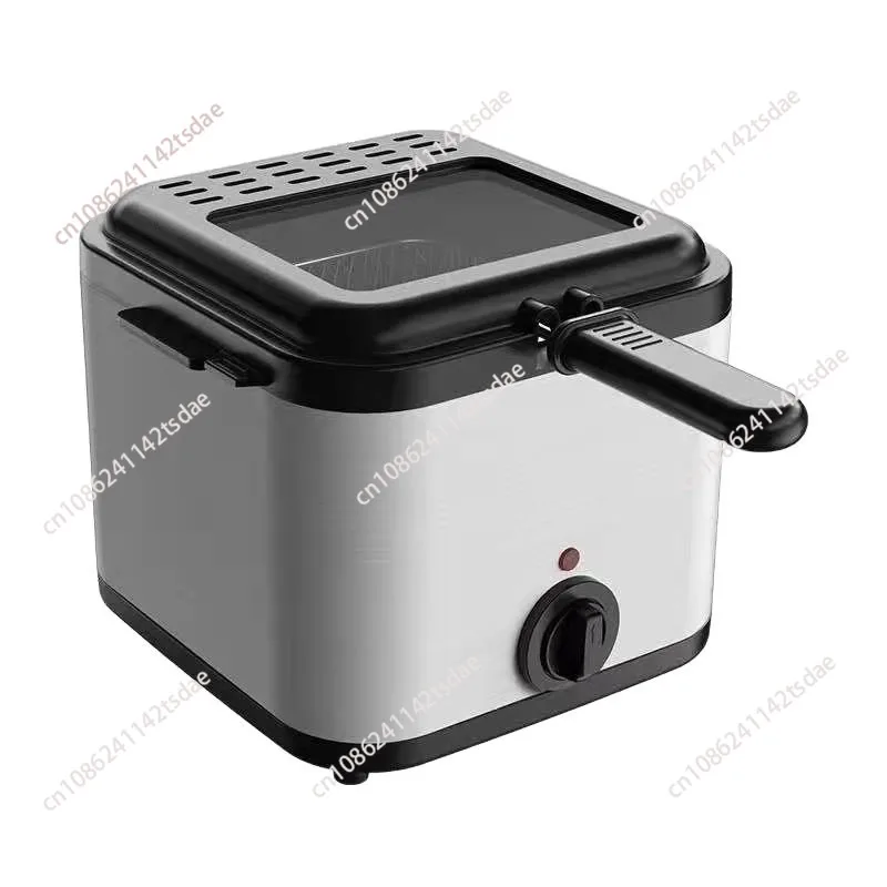 Commercial Stainless Steel Electric Fryer for French Fries, Skewers & Fried Chicken