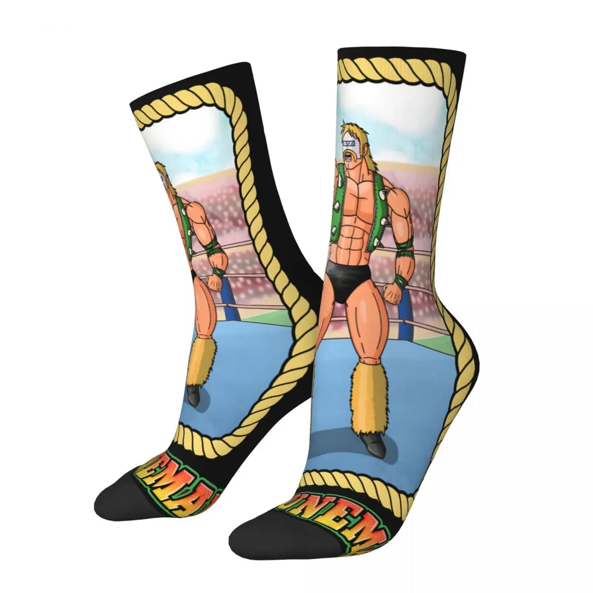 The Perfect Chojin Socks Printed Men's Stockings Polyester