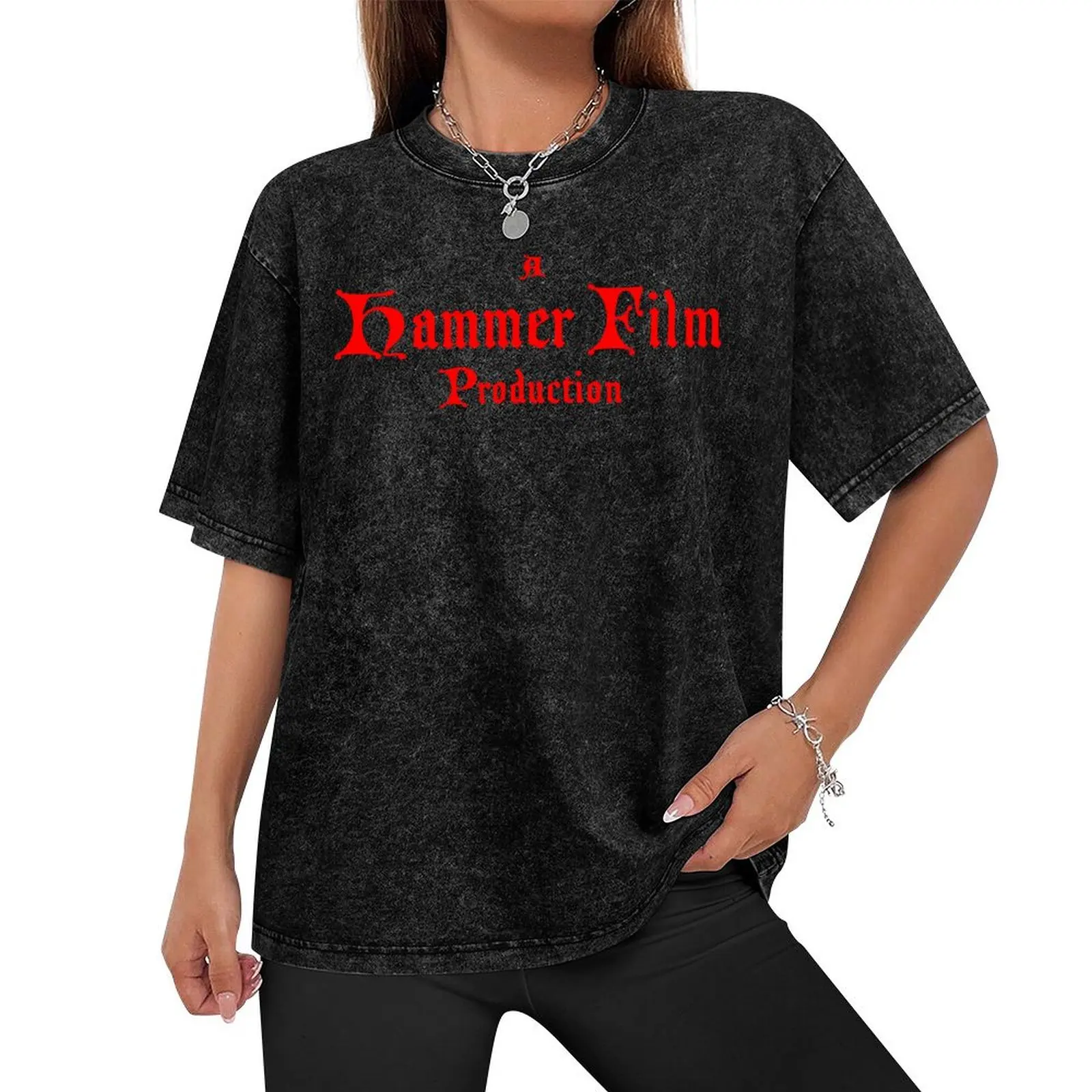 Hammer Film Production: Horror of Dracula T-Shirt anime funny gifts Aesthetic clothing vintage t shirts plain t shirts men