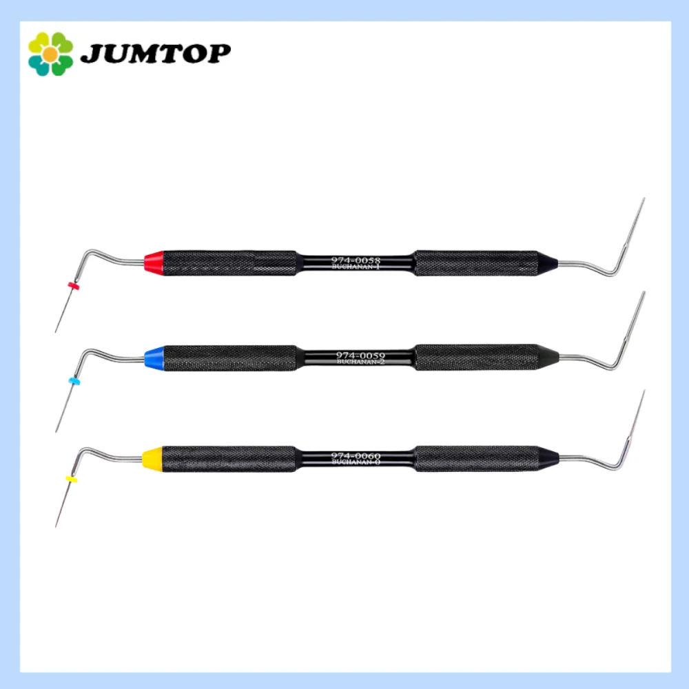 

Наконечники для ручных съемников Sybronendo Buchanan ( # 1-3) - Автоклавируемые инструменты для обтурации корневых каналов из хирургической стали для стоматологических профессоров