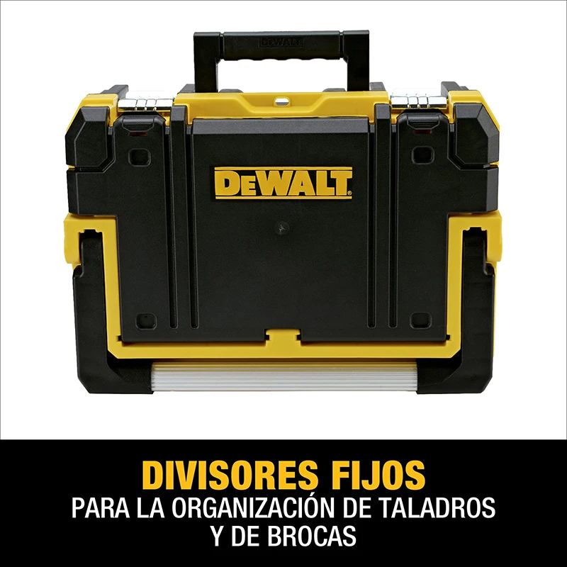 DEWALT DWST83344-1 TSTAK Tool Storage Organizer Long Handle Multifunctional Storage Box Double Layer Portable Plastic Tool Case