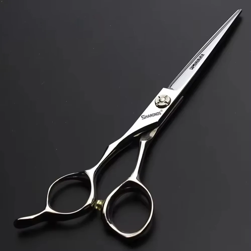 

Hairdressing Professional Scissors 6 Inch Flat Teeth Hairdresser Clippers Left Hand Barber Dedicated Styling Thinning Shears