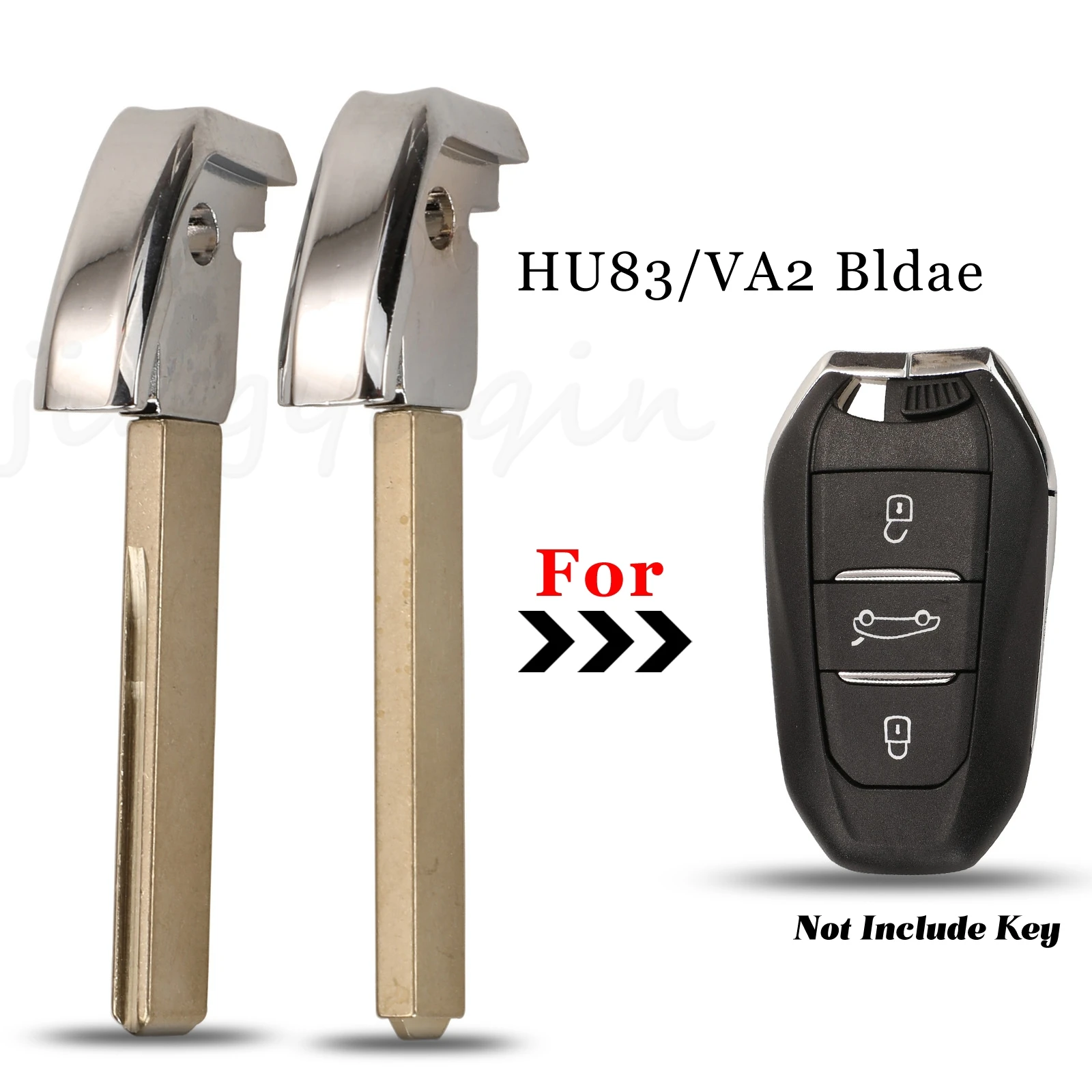 Jingyuqin Remote Key Shell Blade For Peugeot 308 4008 5008 508 Expert Citroen Picasso C4 DS4 5lS DS6 DS7 Va2 HU83 Blade