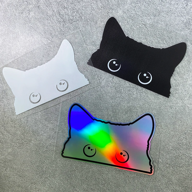 

1PC Kawaii Cat Motorcycle Sticker Wear Resistant for Motorbike Fuel Tank Side Panel Car Electric Scooter Waterproof Vinyl Decal