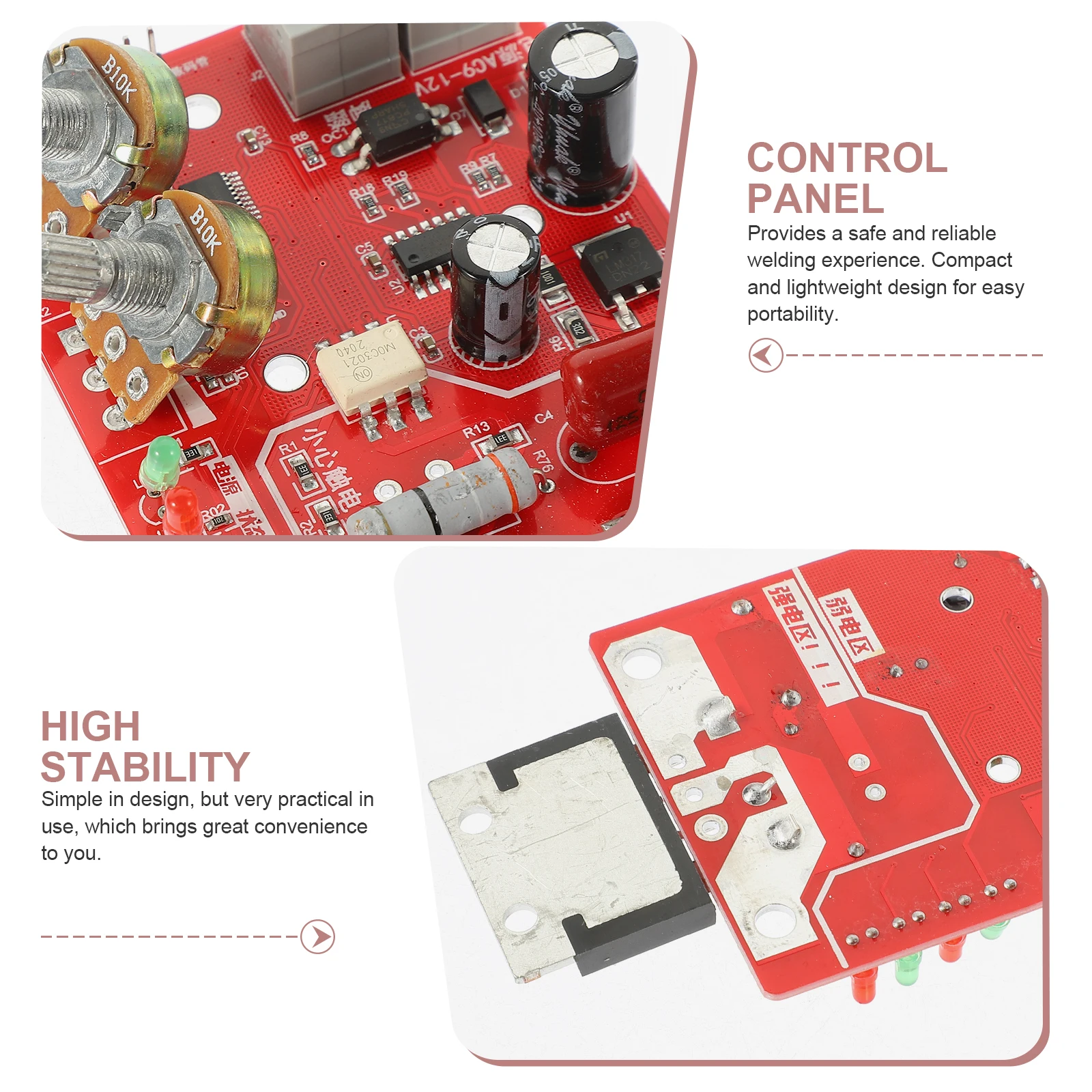 

Digital Spot Welder Control Board 100A Adjustable Time Current Controller for DIY Spot Welding Machine Pcb Circuit