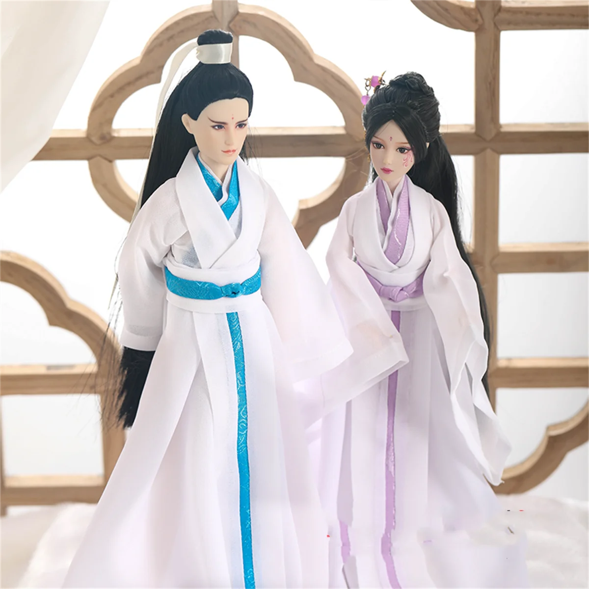 

Белая юбка, длинное платье, женский наряд 1/6, костюм Hanfu, платье, древнее китайское аниме, костюм для 12-дюймовой экшн-фигурки, игрушки