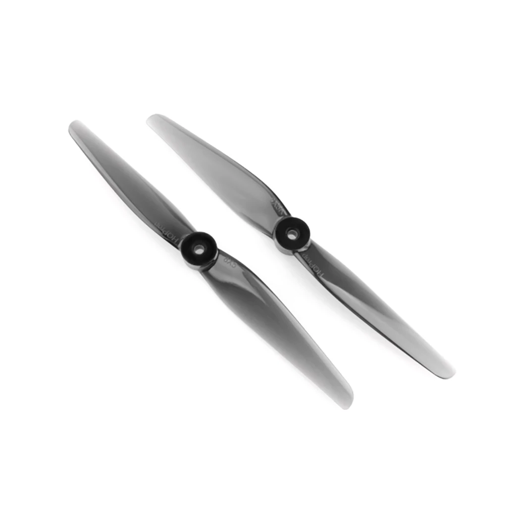 HQProp 2Pairs 8050 8X5 Light Grey (2CW+2CCW) Poly Carbonate 2-Blades 8inch PC Props 5mm Shaft for FPV Freestyle Long Range DIY
