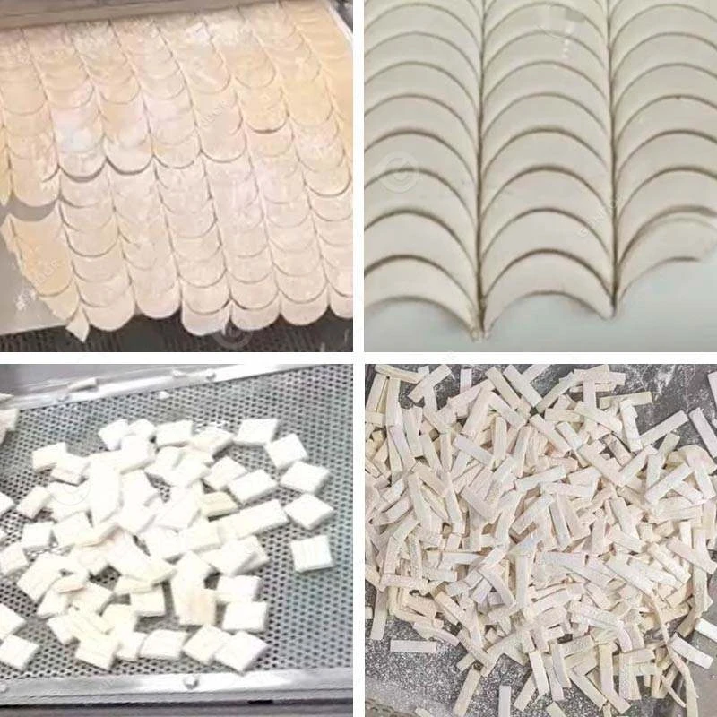 Mini tagliatelle automatico industriale - per snack a cubo, mini grisosini, pasta fritta - Tagliatrice commerciale