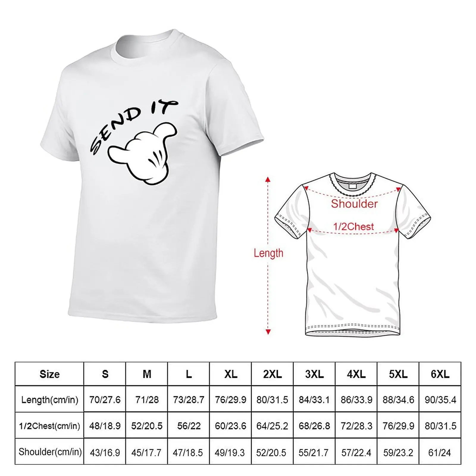 Send It T-Shirt graphic t shirts for man anime t shirts oversize T-Shirt