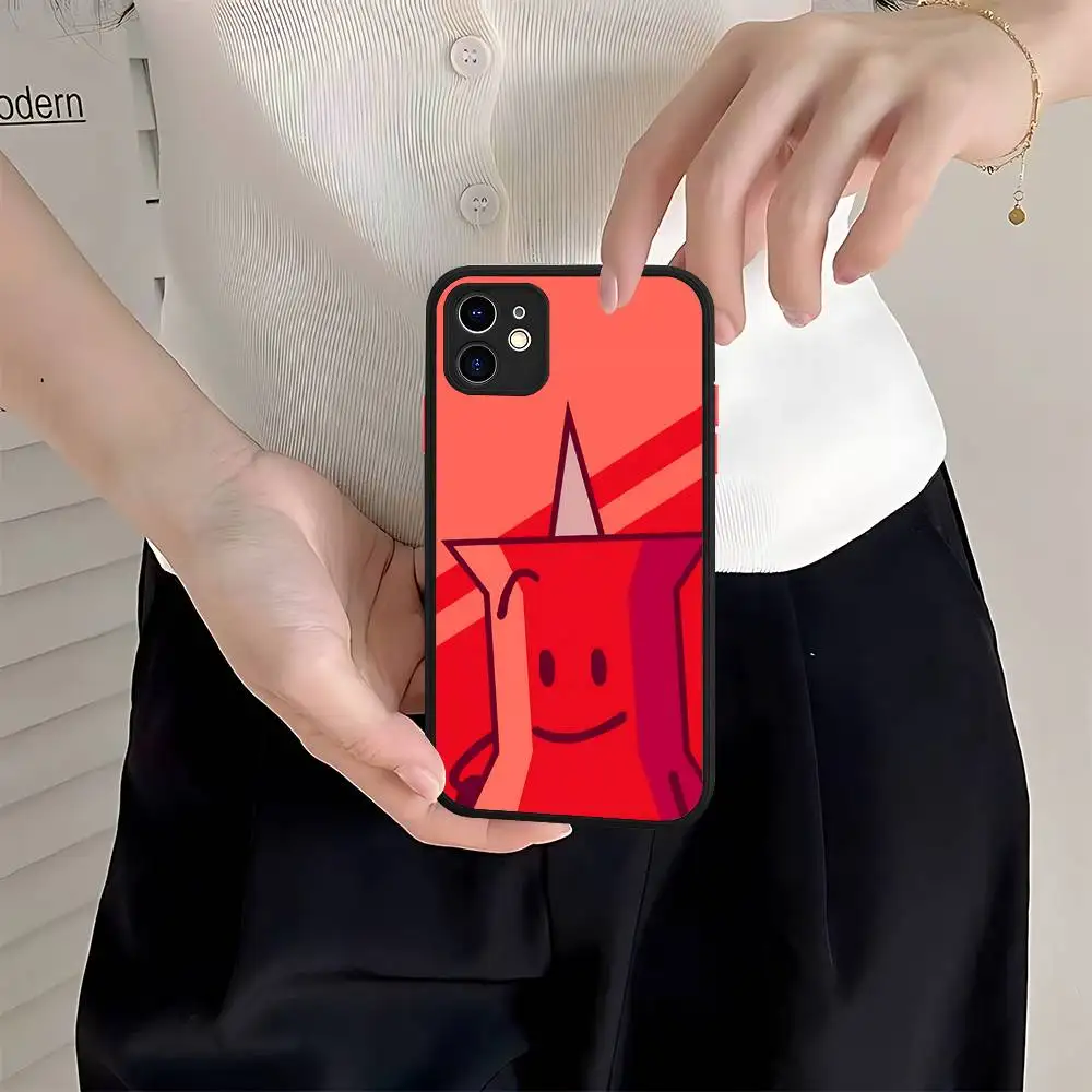 Casing HP B-Bfdi Battle For Dream Island Untuk iPhone 11 12 13 14 15 16 Pro Plus X XS MAX Matte Bumper Anti Benturan